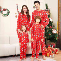 Snowman Christmas Tree Holiday Family Pajamas