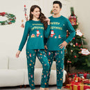 Santa Claus Gift Blue Family Matching Pajamas Set