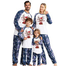 Starry Reindeer Blue Family Matching Pajamas