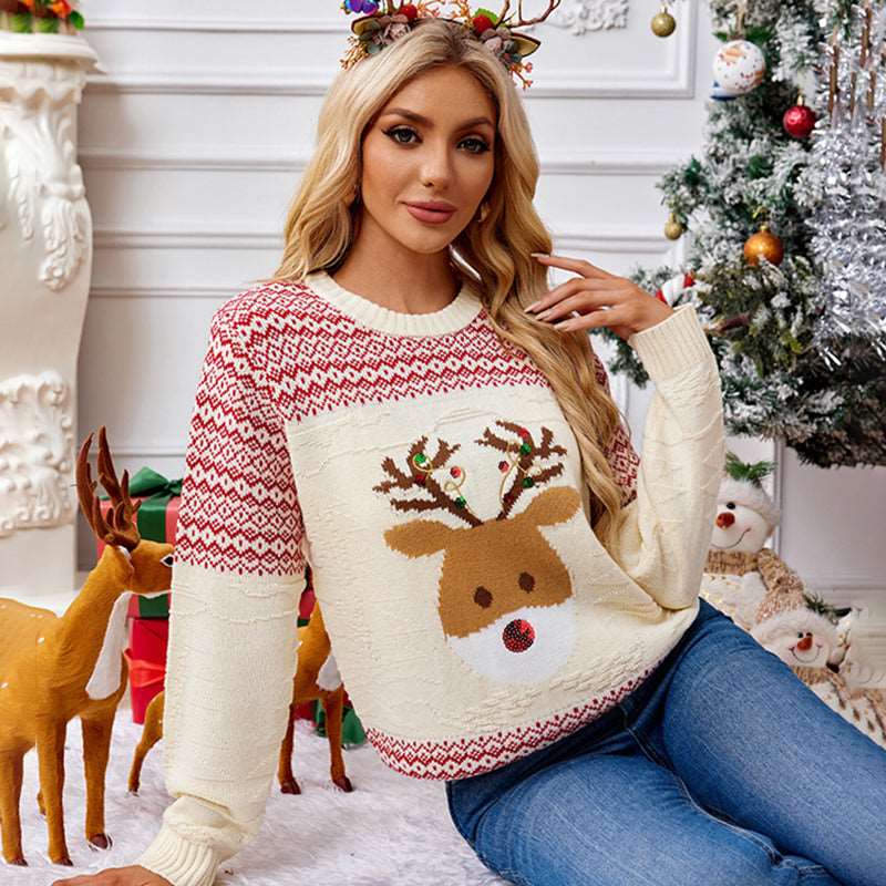 Women's Christmas Deer Ugly Sweater