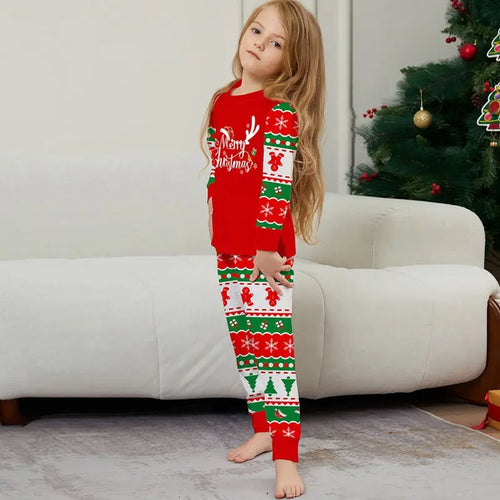 Red Christmas Holiday Family Matching Outfit Matching Pajamas