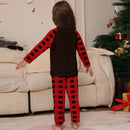 Cute Christmas Deer Plaid Family Matching Outfit