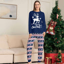 Jumping Happy Christmas Deer Family Matching Pajamas Set