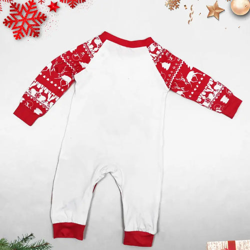 Reindeer With Red Light Family Matching Outfit Matching Pajamas