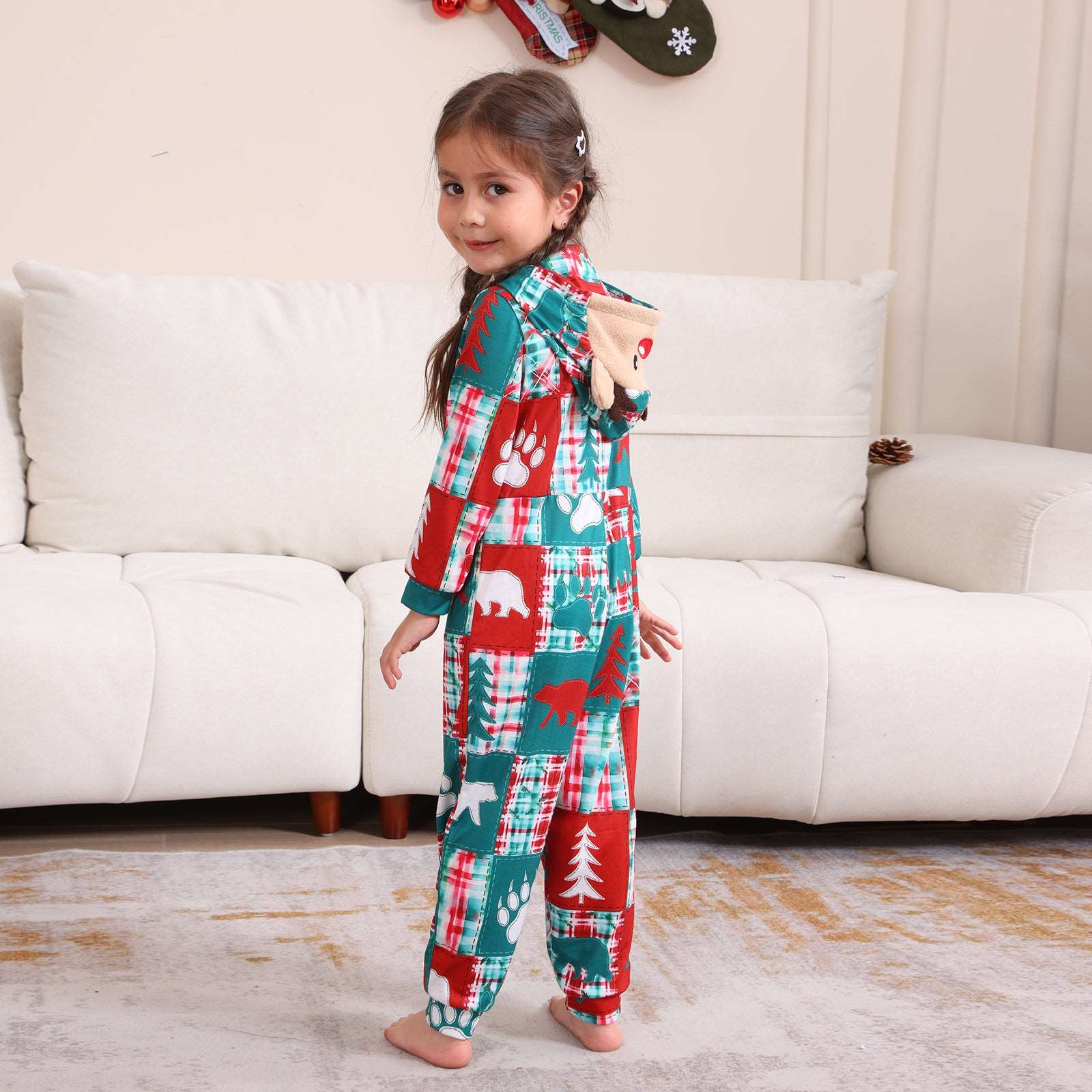 Polar Bear Holiday Family Matching Jumpsuit