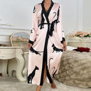 Elegant Satin Women Robe Pajamas