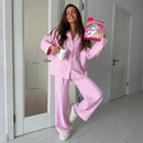 Plaid Cotton Women Pajamas