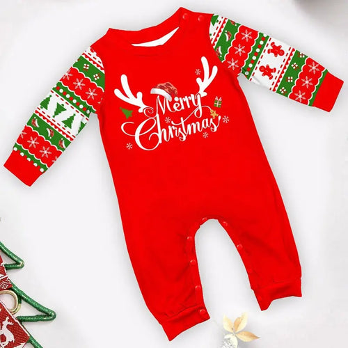 Red Christmas Holiday Family Matching Outfit Matching Pajamas