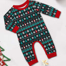 Green Christmas Tree Snowflake Family Matching Outfit