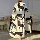 Elegant Satin Women Robe Pajamas