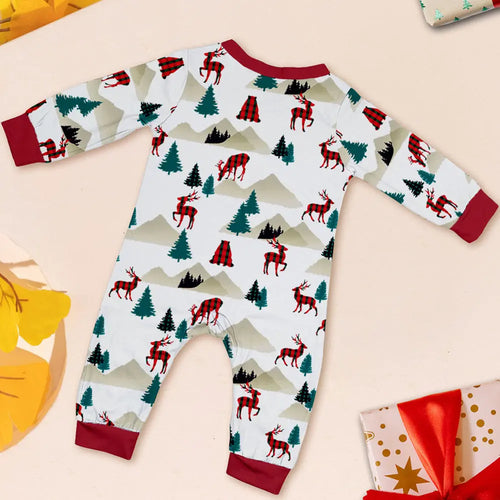 Christmas Tree & Deer Pattern Family Matching Pajamas Matching Pajamas