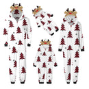 Christmas Tree In The Snow Family Holiday Matching Jumpsuit