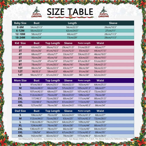 Snowflake Reindeer Christmas Holiday Family Matching Pajamas