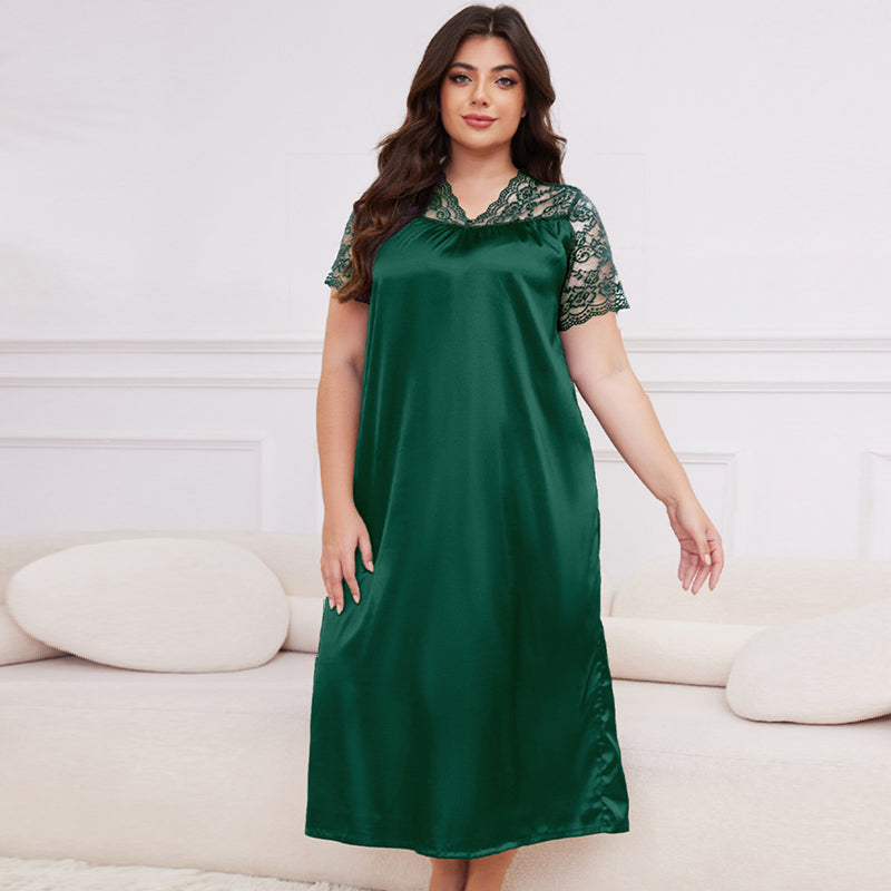 Oversized Loose Satin Pajamas