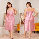 Oversized Satin Suspender Nightdress