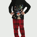 Reindeer Black Pajamas Usa & Canada