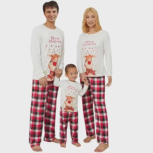 Reindeer Paradise Christmas Matching Pajamas